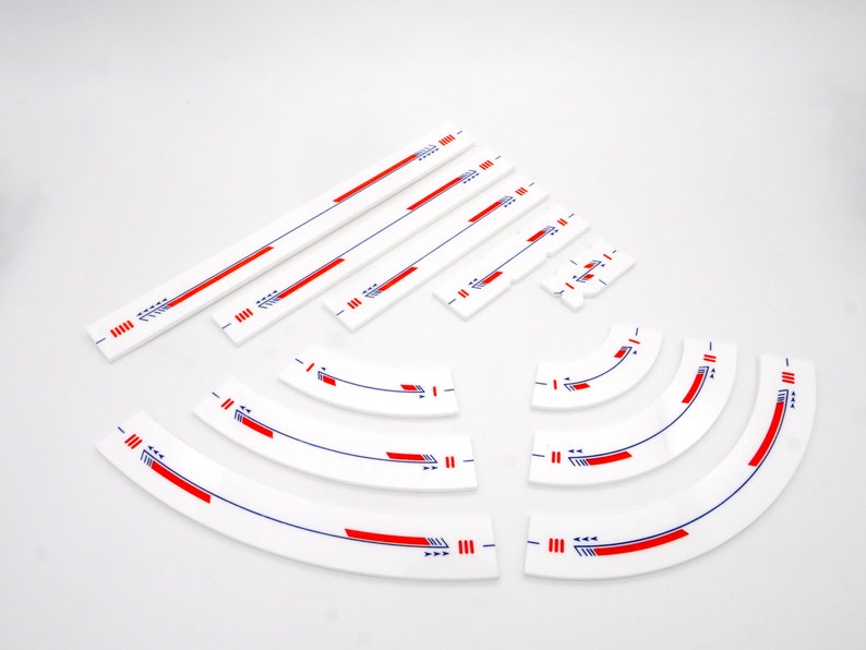 Maneuver Templates Xwing Acrylic Accessory Etsy