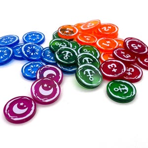 Token Set - Altered Acrylic Tokens