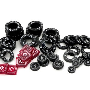 Ship ID and Turret Set - X-Wing Acrylic Tokens
