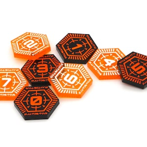 Initiative Reminder Token Set - X-Wing Acrylic Tokens
