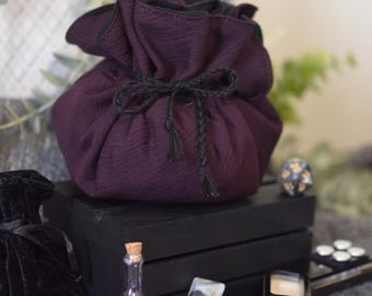 Plum Mystery Dice Bag