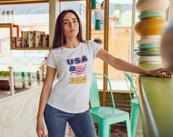 2026 USA Football T-Shirt: Patriotic Soccer Fan Tee