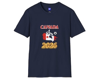 Canada 2026 Football T-Shirt: Unisex Soccer Fan Apparel