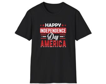 Independence Day T-Shirt: Unisex 4th of July Softstyle Tee