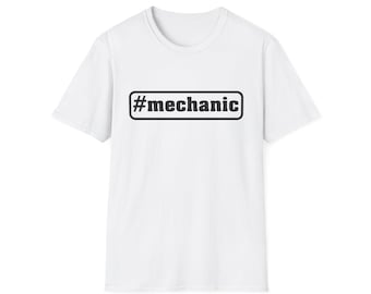 T-shirt de mécanicien | T-shirt graphique avec écusson de mécanicien