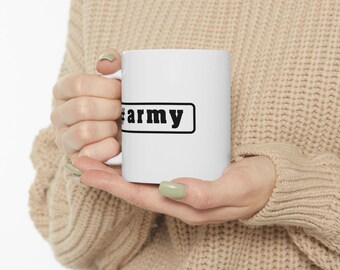 Army Mug | Hashtag Ceramic Coffee Cup