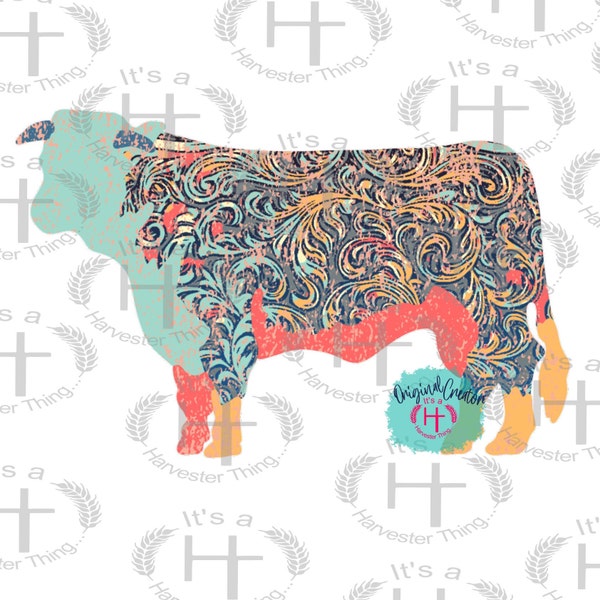 WESTERN PNG SUBLIMATION, Hereford Png, Calf Png, Western Boho, Heifer, Rodeo Png, Cowboy Design, Farm Png, Retro, Cow, Farm Wife, Boutique