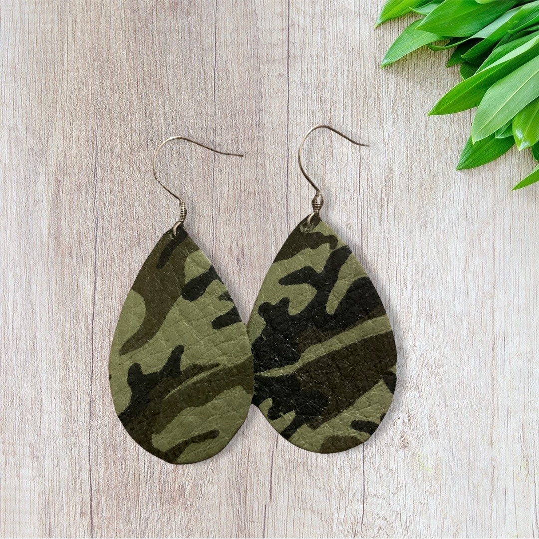 Wholesale Genuine Leather Teardrop Earrings Etsy Australia