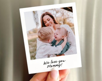 Custom Photo Magnet, Personalized Acrylic Magnet, Mother's Day Gift, Nana Grandma Magnet , Mom Gift, Grandma Gift, Picture Magnet