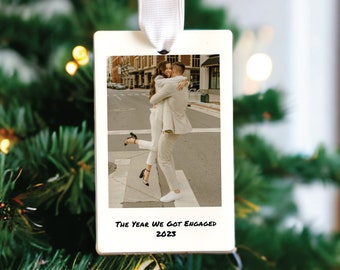 Custom Photo Christmas Ornament 2024 | | Couples Christmas Gift | Picture Christmas Ornament | Personalized Ornament | Holiday Gifts For Her
