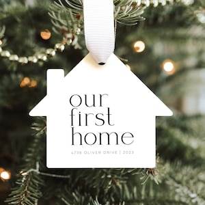 Our First Home 2023 Ornament | Our First Christmas in our New Home Ornament 2023 | New Homeowner Gift | Real Estate Gift | Housewarming Gift