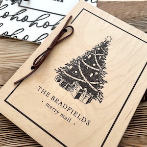 Kerstkaarthouder | Aangepaste kaarthouder | Aangepaste kaarthouder | Verjaardagskaarten | Gepersonaliseerde huwelijkscadeau | Vakantiekaartopslag | Kaartdoos