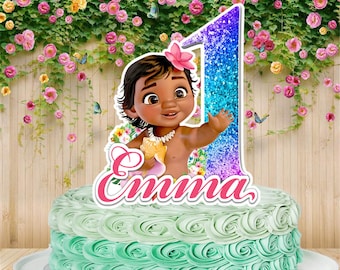 Moana Cake Topper Etsy Moana Cake Topper Etsy