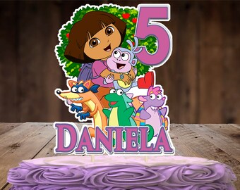 DORA THE EXPLORER Cupcake Topper 16pcs