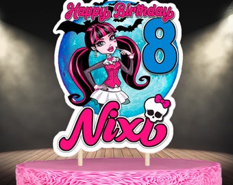 Monster High Cake Topper Etsy