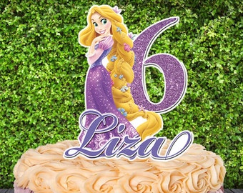Princess Rapunzel Cake topper