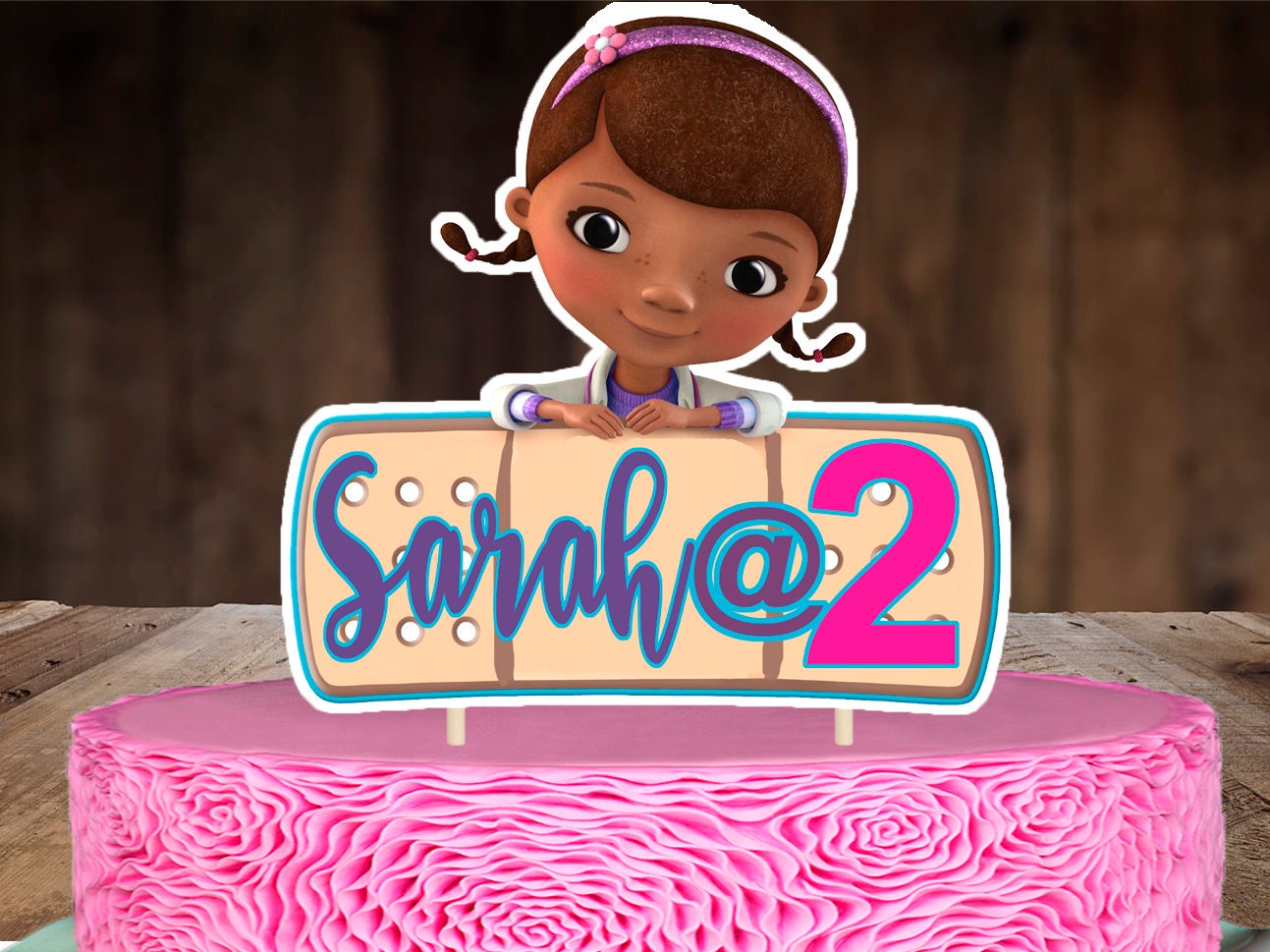 Doc Mcstuffins Cake Topper Etsy UK