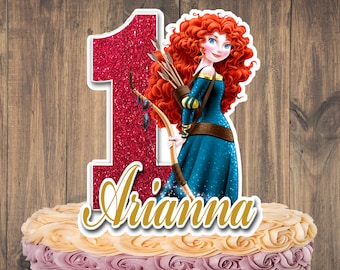 Princess Merida (Brave) Cake topper