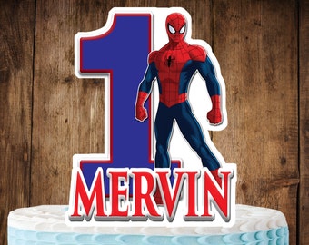 Spiderman Cake topper