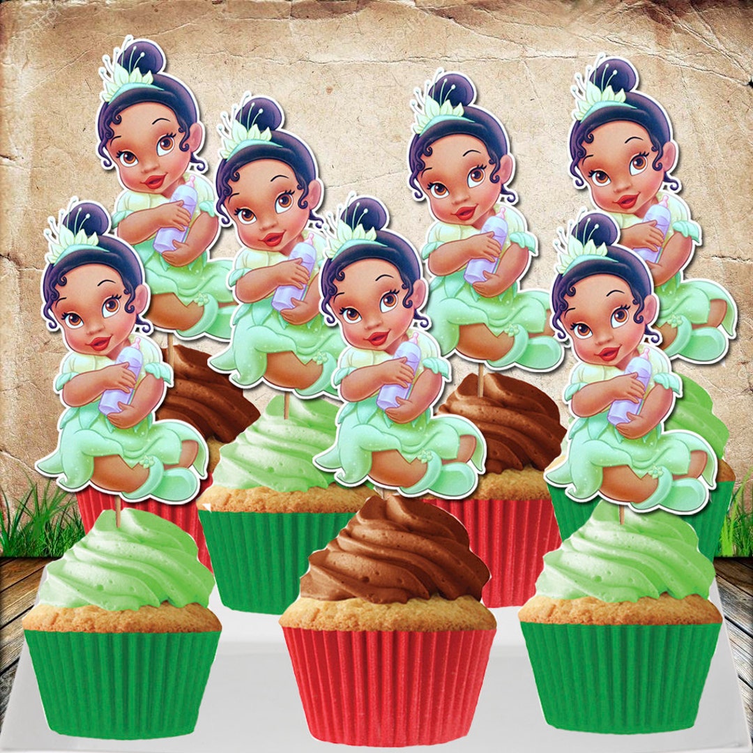 Disney Princess Cake Toppers Tiana Cupcake Toppers Printable Download