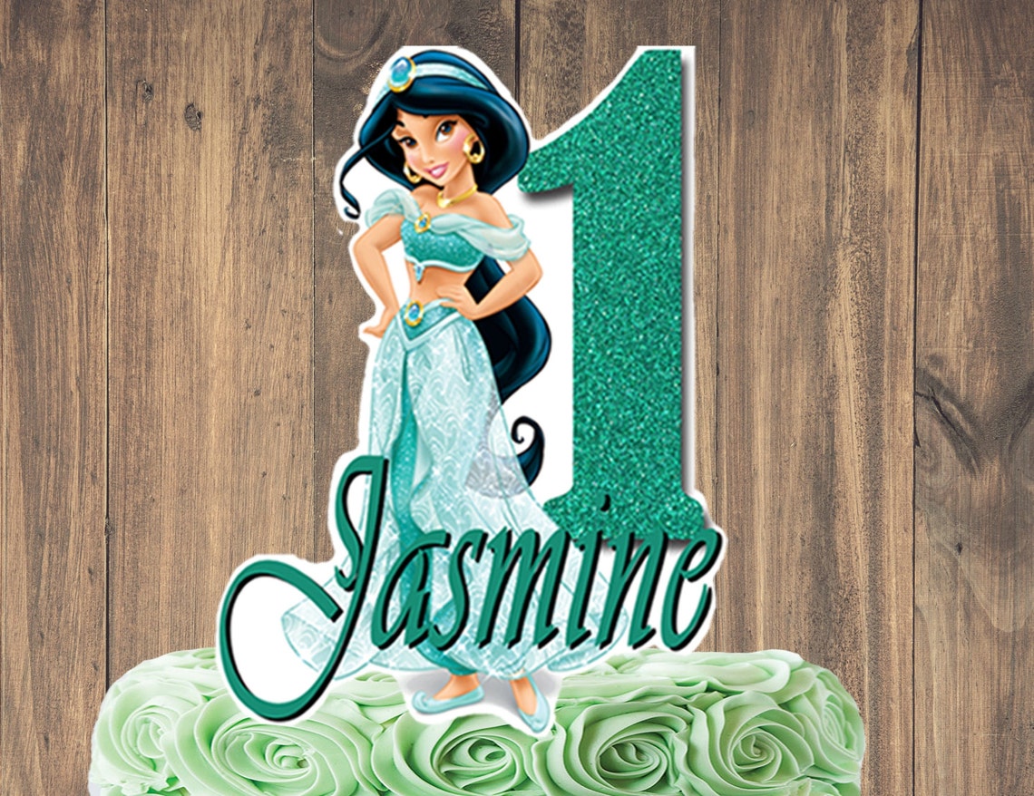 Princess Jasmine Cake Topper Etsy