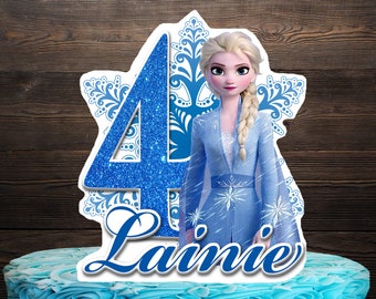 Topper torta Elsa Frozen2