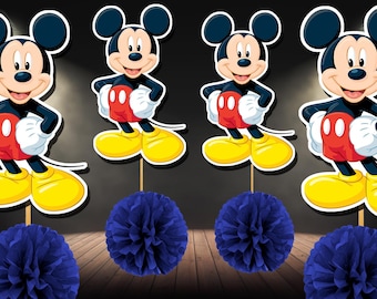 Mickey Mouse Centerpiece, Table Decor, Party Decoration, Birthday Party, Decoration