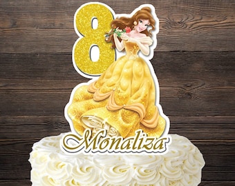 Princess Belle Disney Cake topper