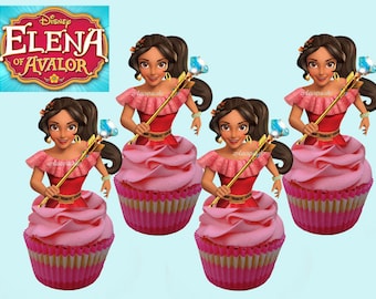 Elena van Avalor cupcake toppers (12 stuks)