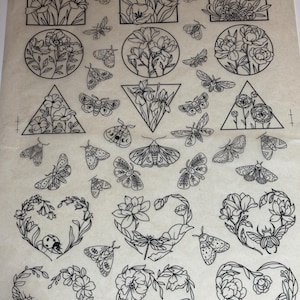 Blommiga märken