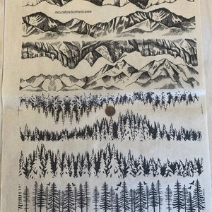 Alberi e montagne