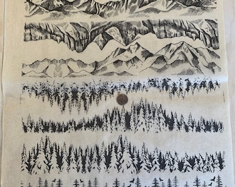 Bäume und Berge