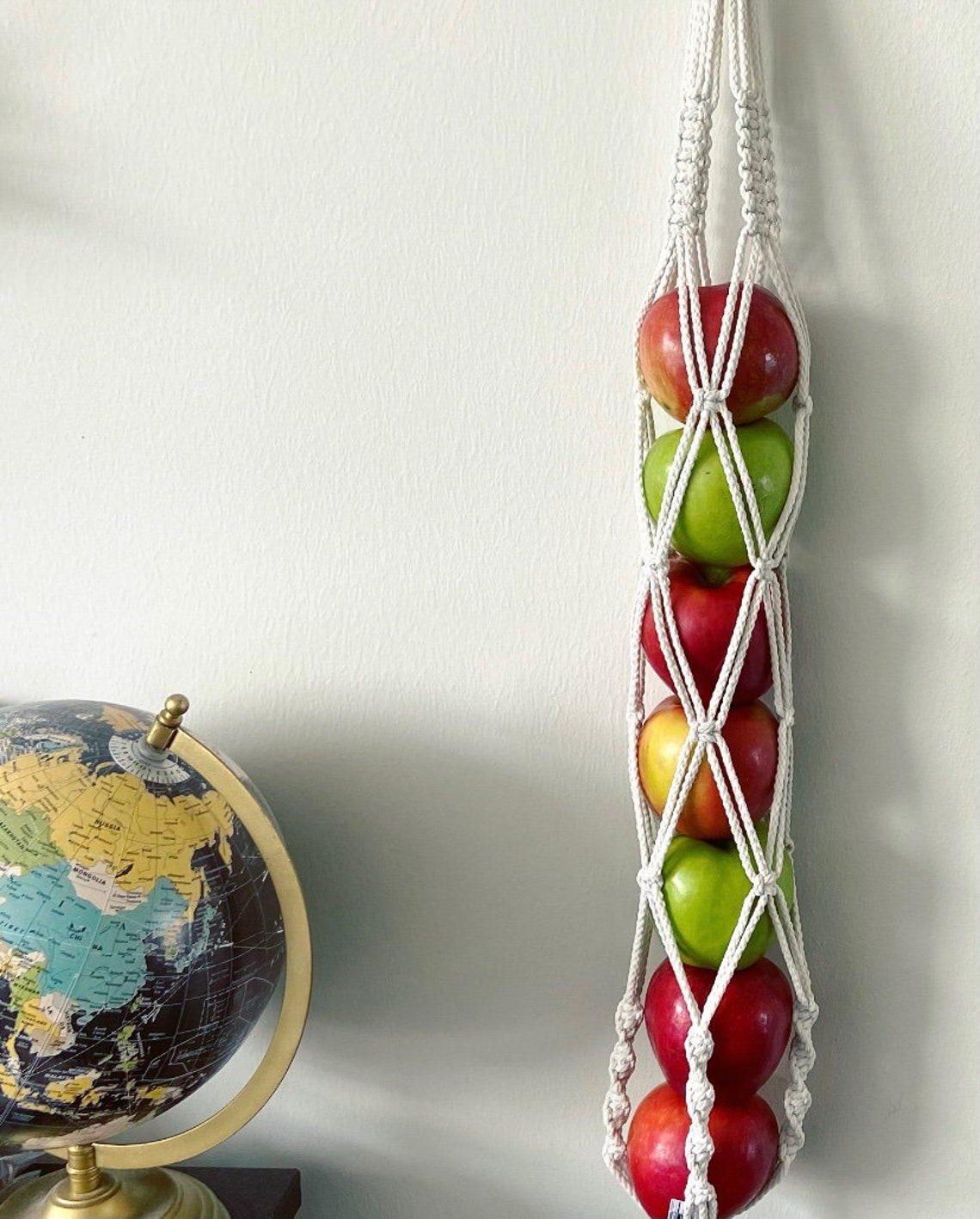 Macrame Fruit Hanger Fruit Holder Fruit Hammock Boho Etsy