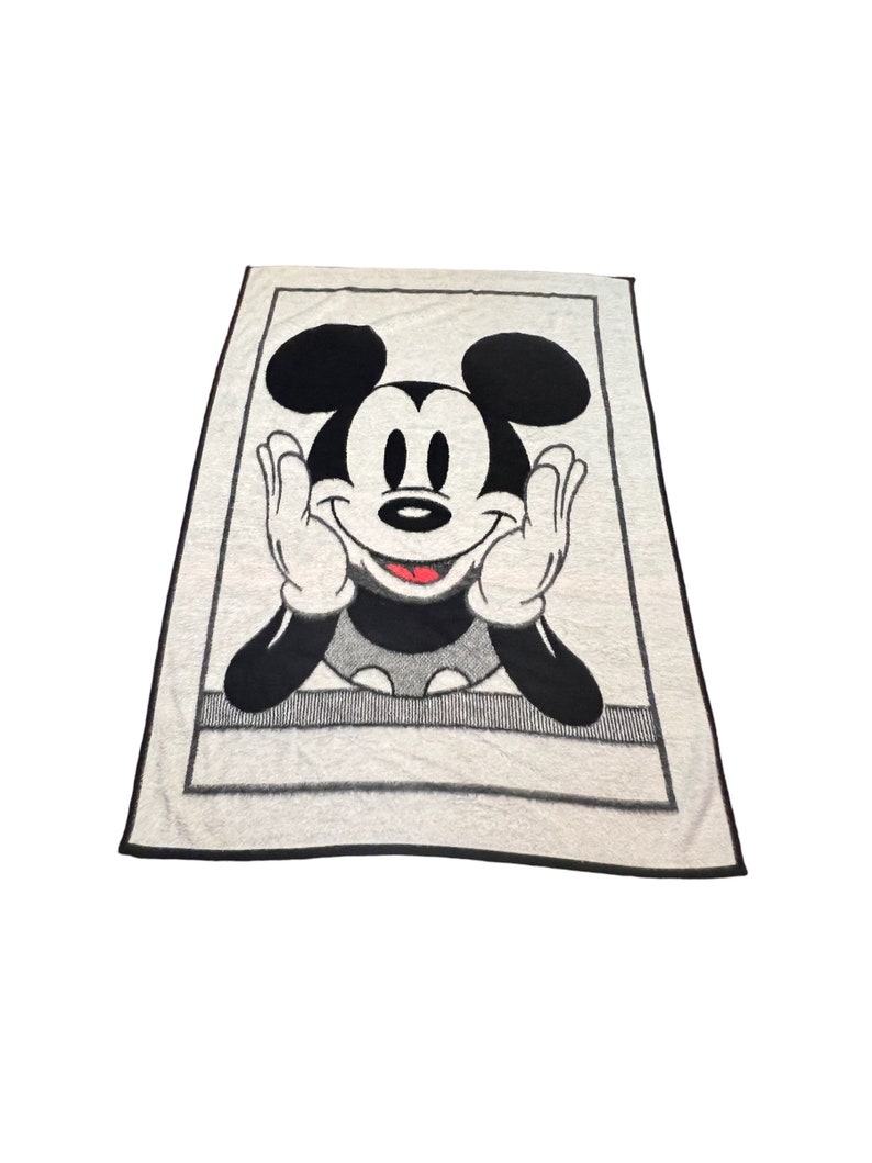 Biederlack the Walt Disney Co Mickey Mouse Pose Blanket Etsy