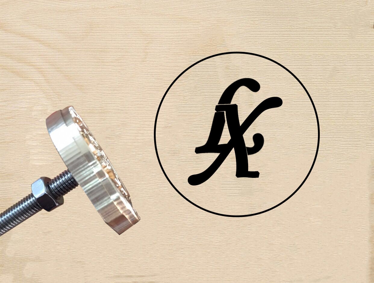 Custom Wood Branding Iron for Wood workingLogo | Etsy