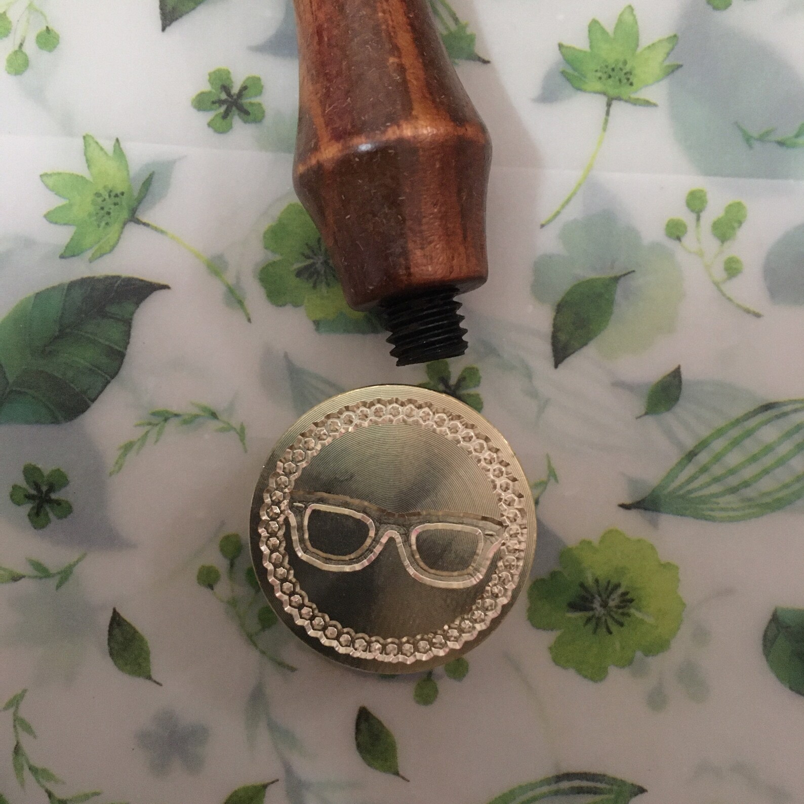 Glasses Wax Seal Stamp/glasses Wax Sealing Kit /glass Wax Seal Etsy UK