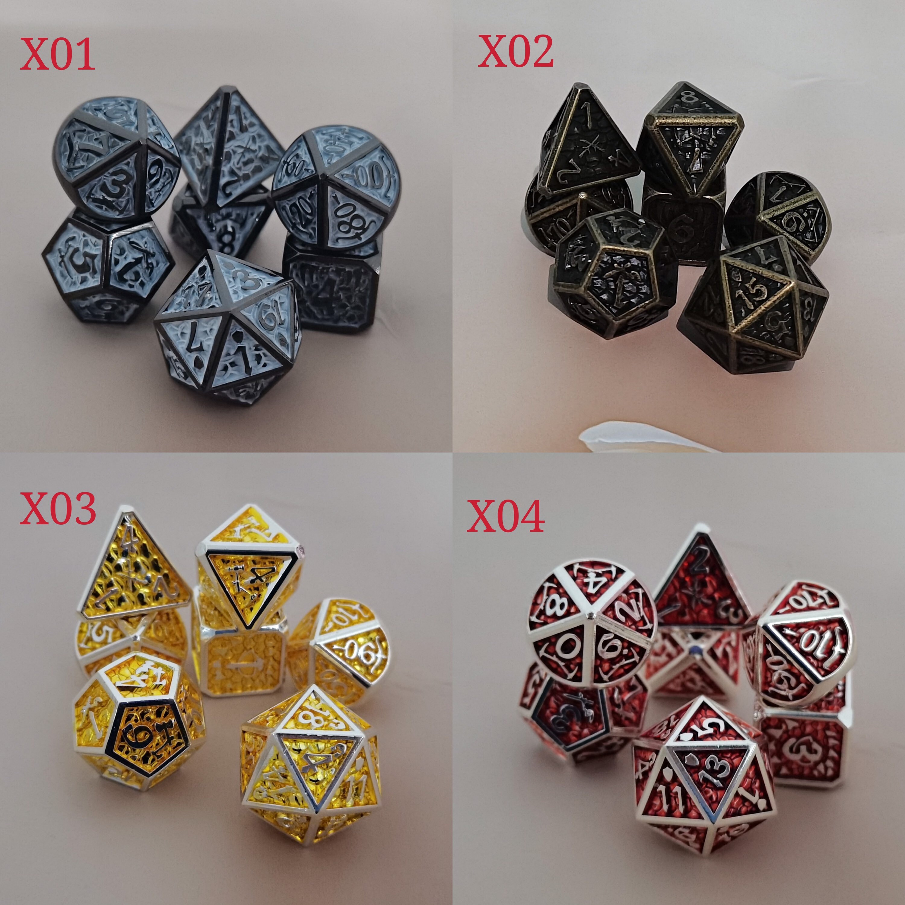 Silver Scale Dragon Dice Set/dungeons and Dragons Dice Etsy UK