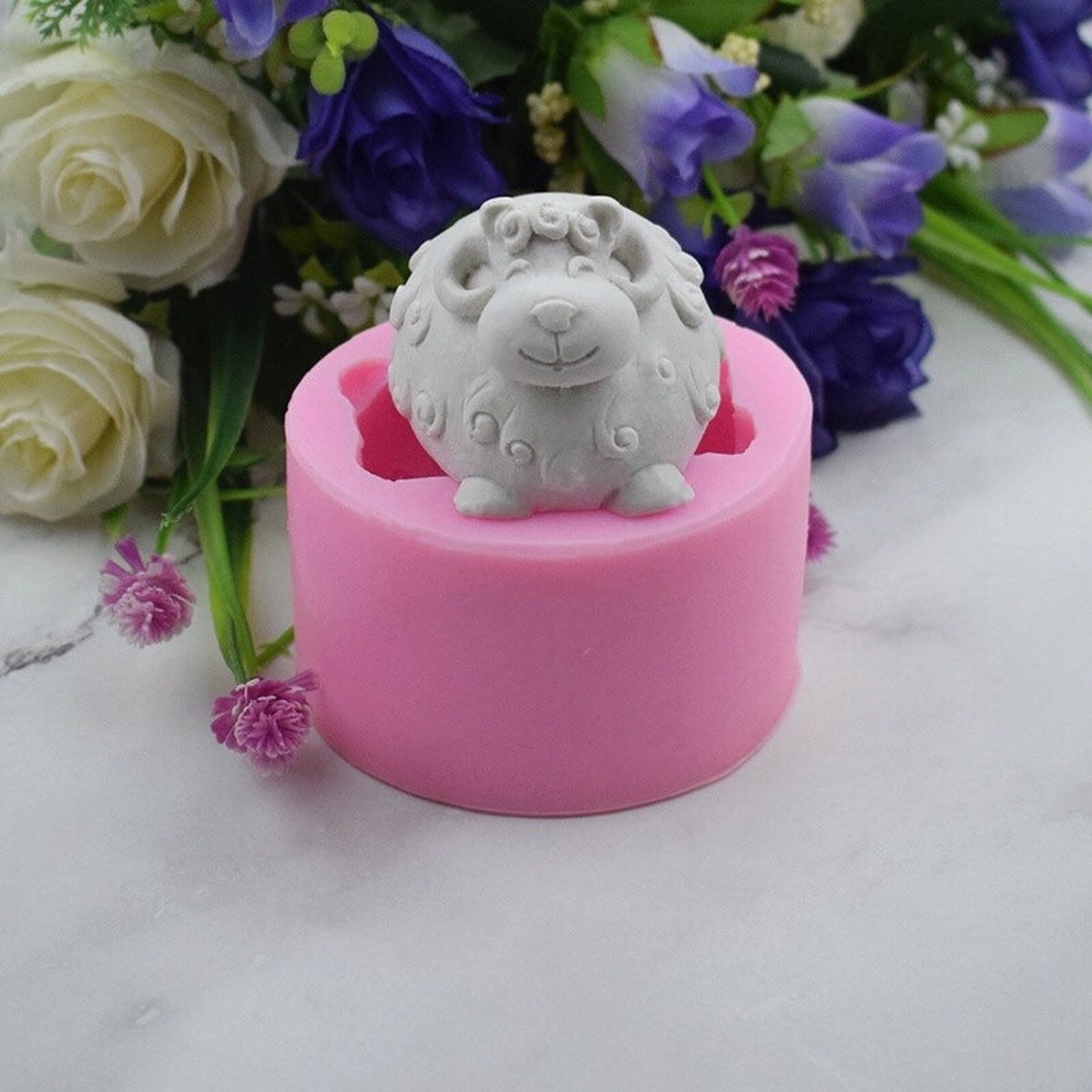 3D Sheep Cake Mold/cute Sheep Silicones Mold/lamb Cake Etsy
