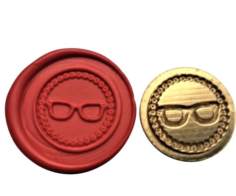 Glasses Wax Seal Stamp/glasses Wax Sealing Kit /glass Wax Seal Etsy UK