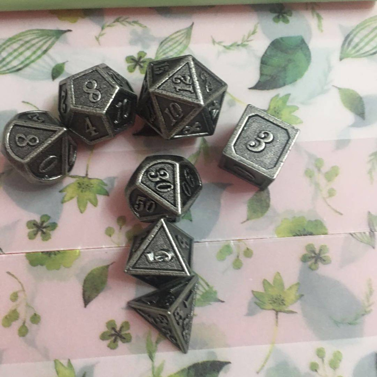 Copper Metal Dnd Dice/ Dungeons and Dragons Dnd Etsy