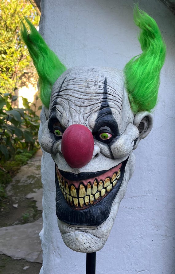 Zippo the Clown Latex Mask by Ghoulish Productions. READ - Etsy