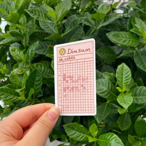 Dim Sum Food Individual Vinyl Sticker | Peachybbyj