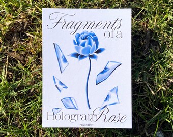 Fragmenten van een Rose Art Print | Peachybbyj