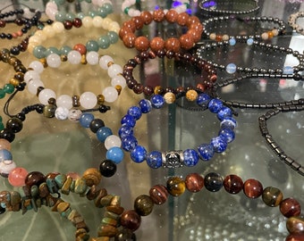 Semi-precious unique bracelets