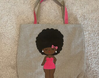 Our exclusive and adorable menina tote bag - made in Brazil just for you