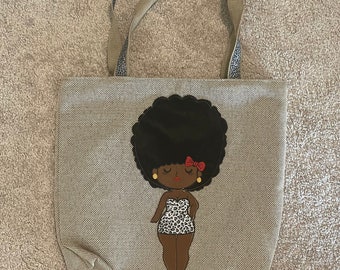 Our exclusive and adorable menina tote bag- made in Brazil just for you