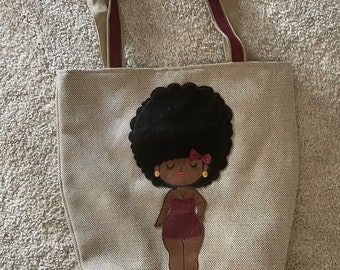 Our exclusive and adorable menina tote bag - made in Brazil for you