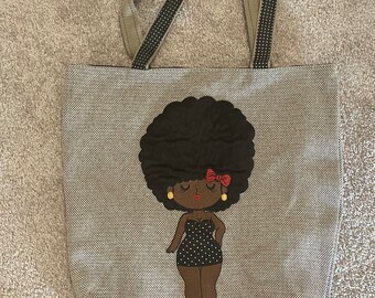 Our exclusive and adorable menina tote bag -made in Brazil for you