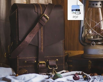 Leather Crossbody Bag PDF Pattern