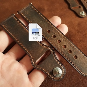 Leather Watch Strap PDF Pattern